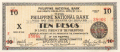 Philippines 1 10 Pesos, 1941